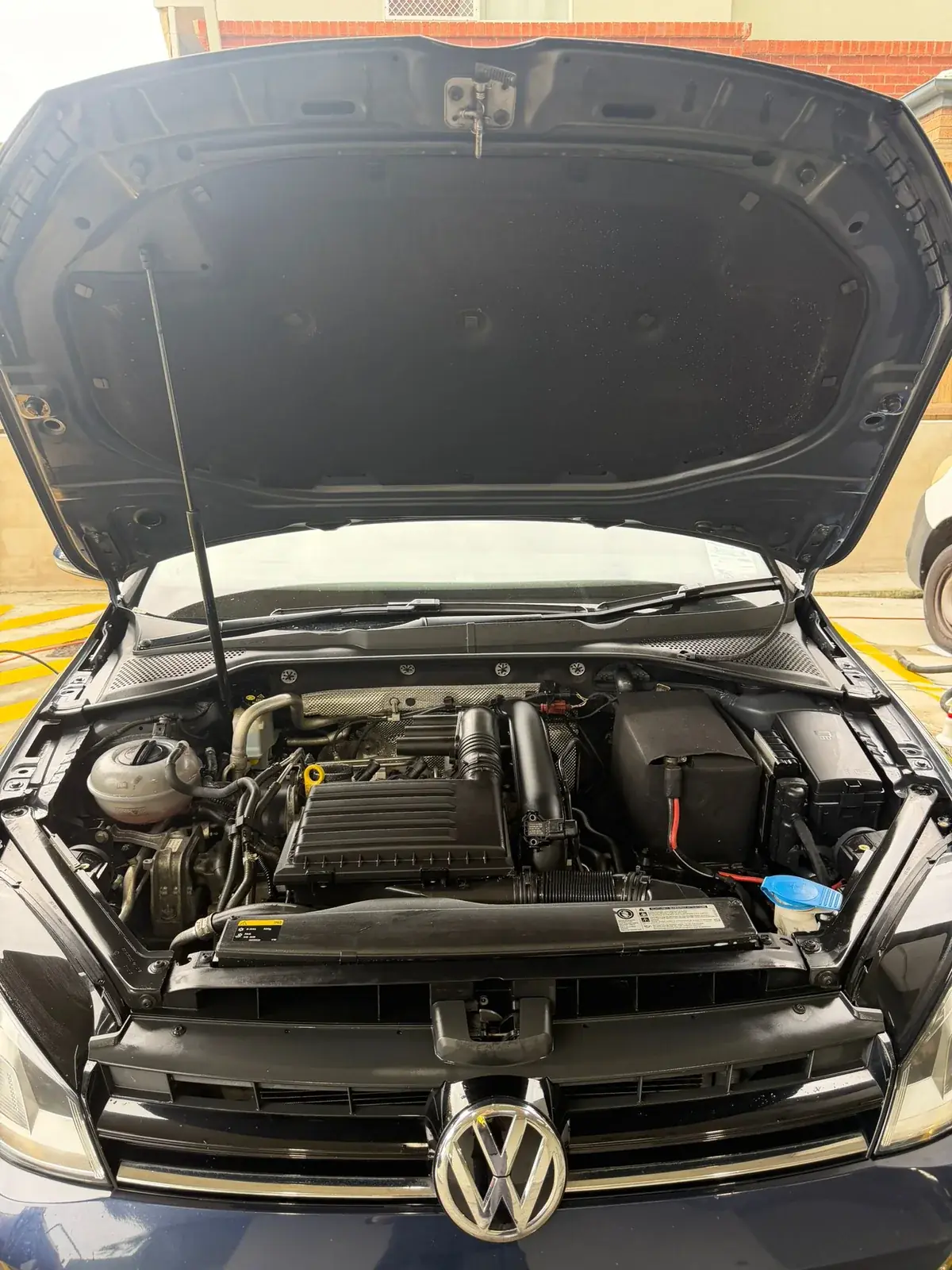 After &mdash; Engine bay