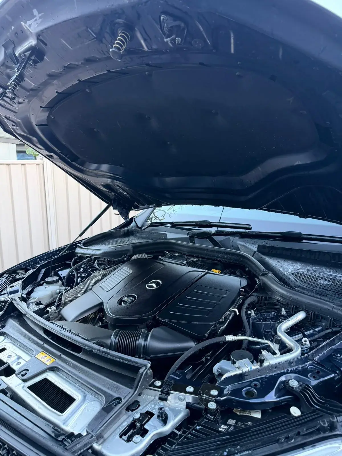 Before &mdash; Engine bay