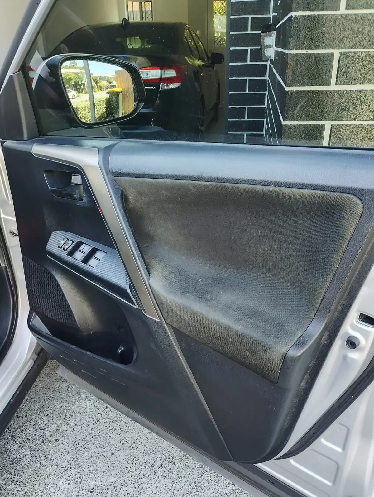 Before &mdash; Interior door cards