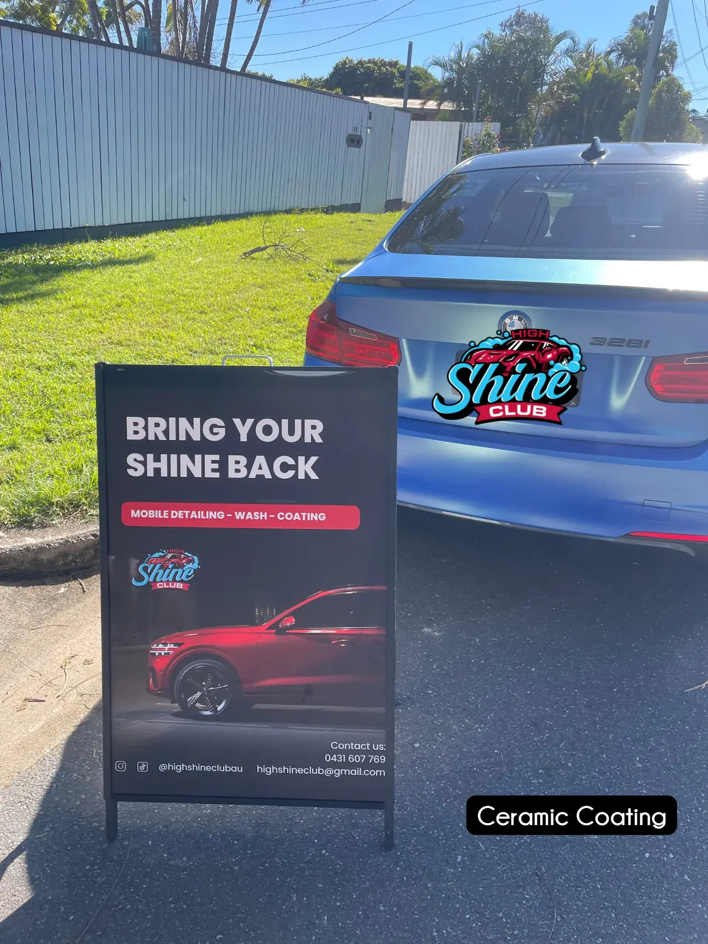 Ceramic coated paintwork in Brisbane