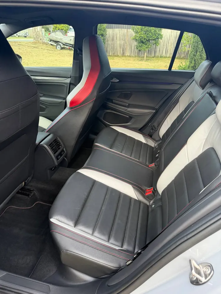 Golf GTI, rear seats, detailed in Brisbane