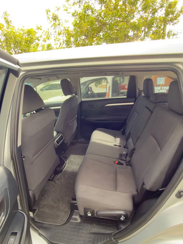 Toyota Kluger, rear seats, detailed in Brisbane