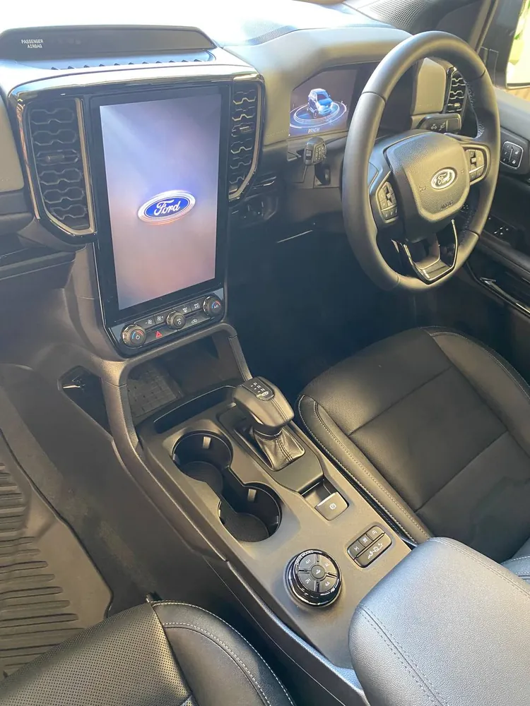 Ford Ranger, console and screen, detailed in Brisbane