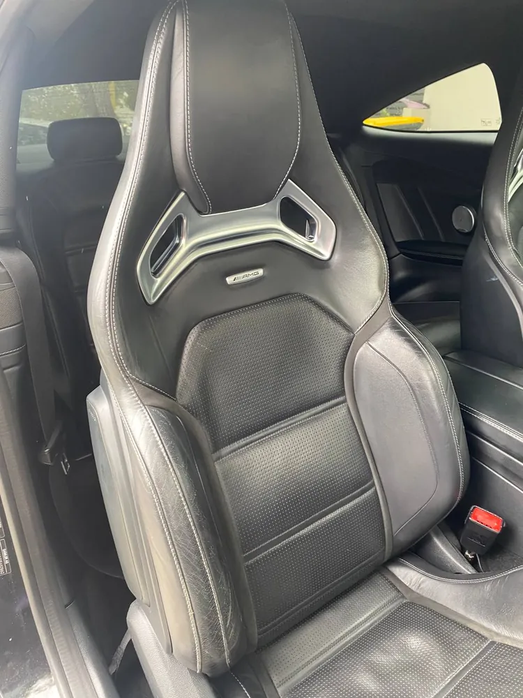 AMG bucket seat, detailed in Brisbane