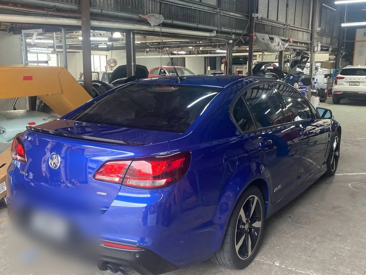 After: Holden Commodore, corrected and sealed