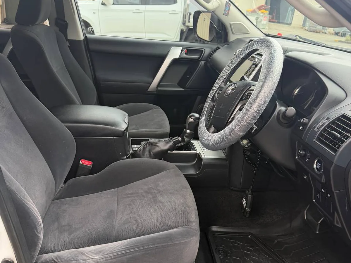 After: Toyota Prado, the same driver's seat