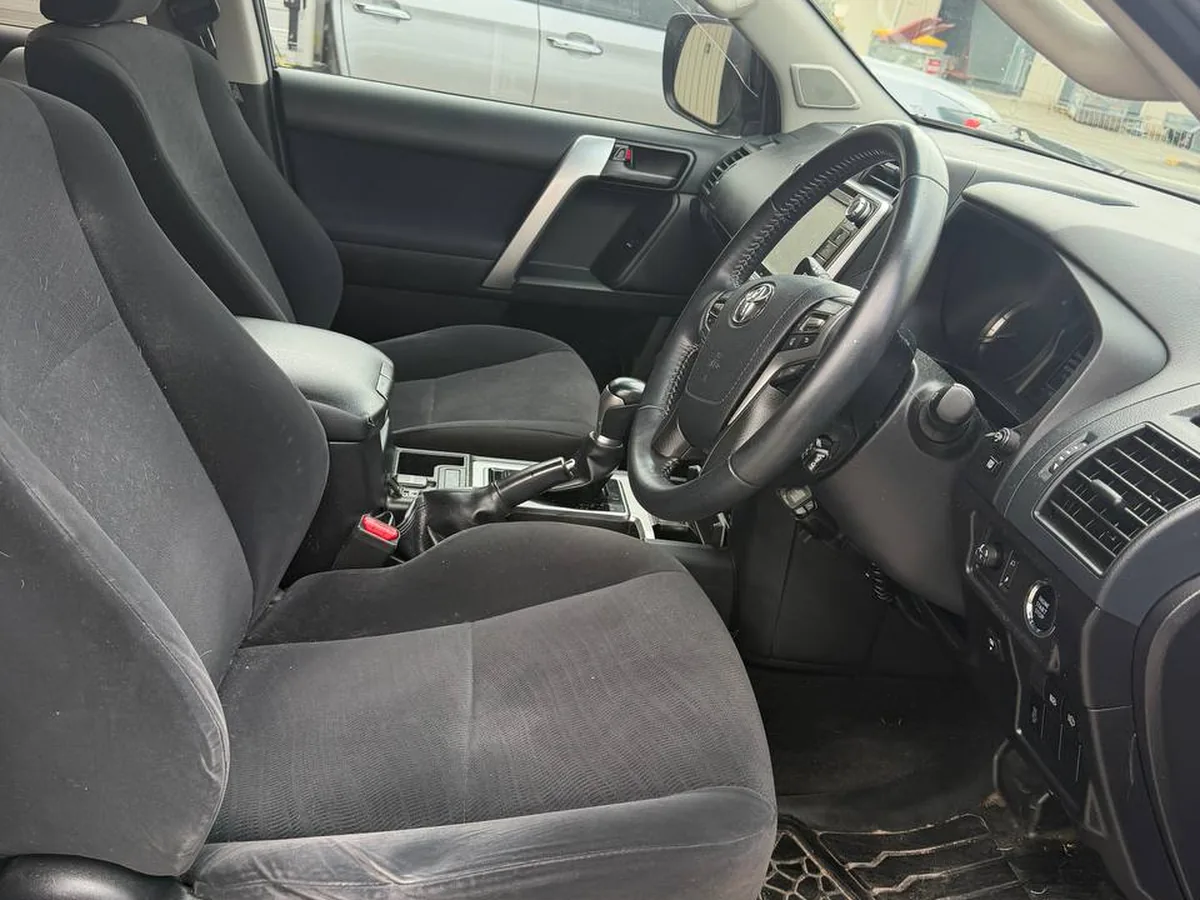 Before: Toyota Prado, the same driver's seat